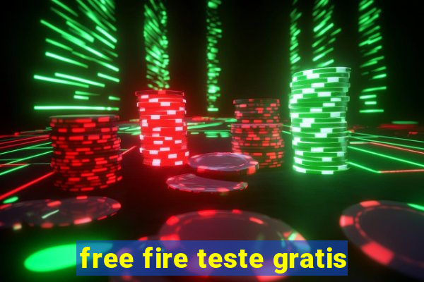 free fire teste gratis